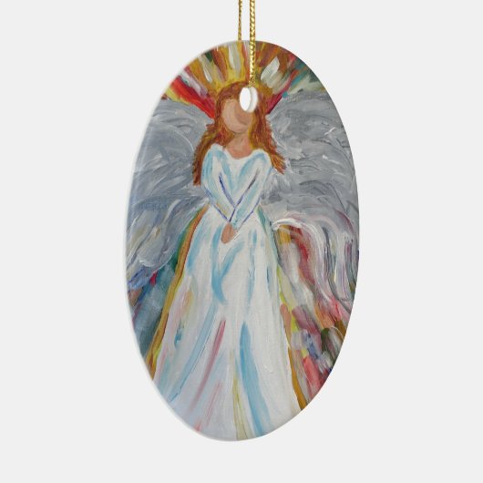 Colorful Angel Keramisch Ornament (Rechts)