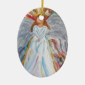 Colorful Angel Keramisch Ornament (Voorkant)