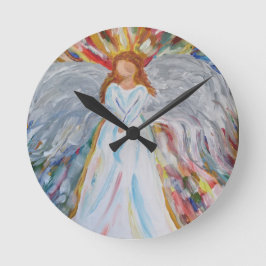 Colorful Angel Ronde Klok