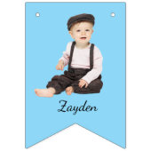 Colorful Animal Birthday Photo Bunting Flags  Vlaggetjes (Eerste vlag)