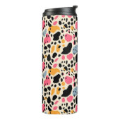 Colorful Animal Print 07 Thermosbeker (Gedraaid links)