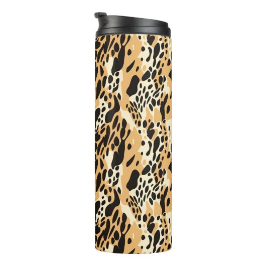 Colorful Animal Print 08 Thermosbeker (Geroteerd rechts)