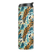 Colorful Animal Print 09 Thermosbeker (Gedraaid links)