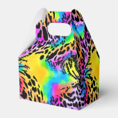 Colorful Animal Print Patroon Bedankdoosjes (Achterkant)