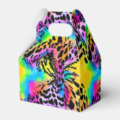 Colorful Animal Print Patroon Bedankdoosjes (Voorkant Zijde)