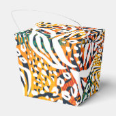 Colorful Animal Print Patroon Bedankdoosjes (Achterkant)