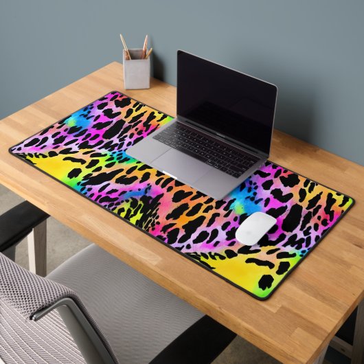 Colorful Animal Print Patroon Bureaumat (Kantoor 2)