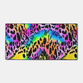 Colorful Animal Print Patroon Bureaumat (Voorkant)