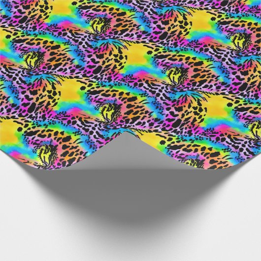 Colorful Animal Print Patroon Cadeaupapier (Hoek)