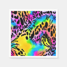 Colorful Animal Print Patroon Servet
