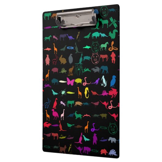 Colorful Animals Pattern Klembord (Links)