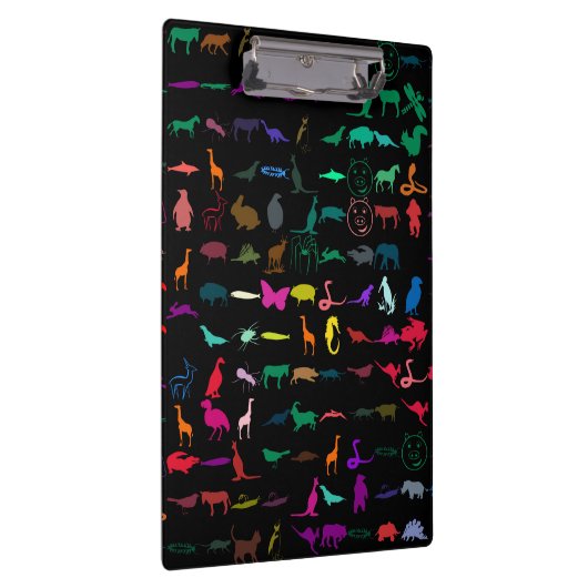 Colorful Animals Pattern Klembord (Rechts)