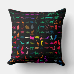 Colorful Animals Pattern Kussen