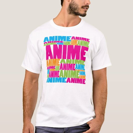 Colorful Anime T-shirt (Voorkant)