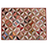 Colorful Antiek Spoolpatroonpatchwork Quilt Groot Cadeauzakje (Voorkant)