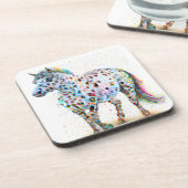 Colorful Appaloosa Pony Bier Onderzetter (Linkerzijde)