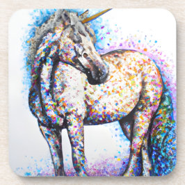 Colorful Appaloosa Unicorn Bier Onderzetter