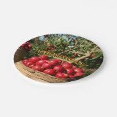 Colorful Apple Harvest Happy Thanksgiving Papieren Bordje (Gekanteld)