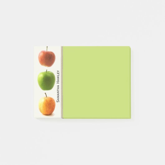 Colorful Apples Teacher's Note Pad (Voorkant)