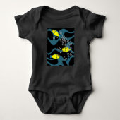 Colorful Aquarium Fish Animal Motifs Romper (Voorkant)