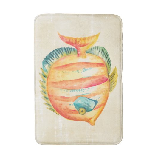 Colorful Aquarium Fish Badmat (Voorkant Verticaal)