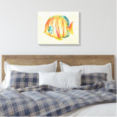 Colorful Aquarium Fish Canvas Afdruk (Insitu (Slaapkamer))