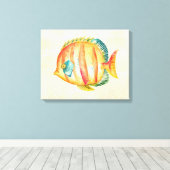 Colorful Aquarium Fish Canvas Afdruk (Insitu (Houten vloer))