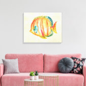 Colorful Aquarium Fish Canvas Afdruk (Insitu (Woonkamer))
