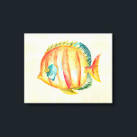 Colorful Aquarium Fish Canvas Afdruk<br><div class="desc">Aquarium-visartiest, kleurrijk: Chariklia Zarris</div>