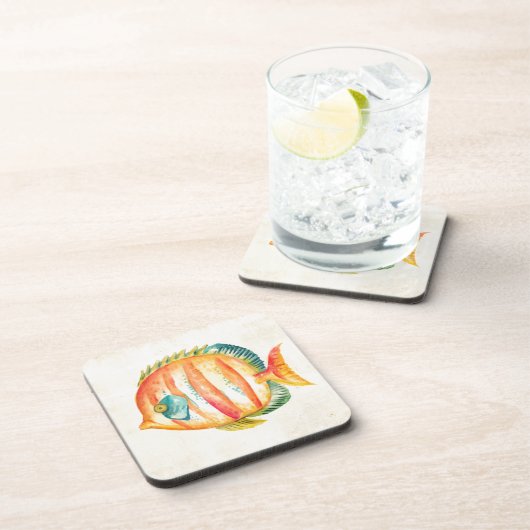 Colorful Aquarium Fish Drankjes Onderzetter (Rechterzijde)