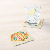 Colorful Aquarium Fish Kartonnen Onderzetters (Insitu)