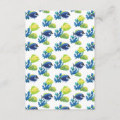 Colorful Aquarium Informatiekaartje (Achterkant)