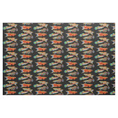 Colorful Aquarium Killifish Fabric Stof (Fat Quarter)