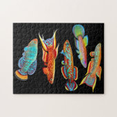 Colorful Aquarium Killifish Puzzle Legpuzzel (Horizontaal)