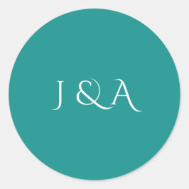 Colorful Aquarium Ronde Sticker