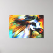 Colorful Arabian Horse Canvas Afdruk (Voorkant)