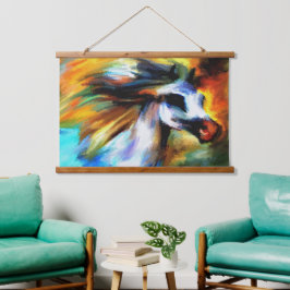 Colorful Arabian Horse Hangend Wandkleed