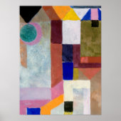 Colorful Architecture (1917) by Paul Klee Poster (Voorkant)