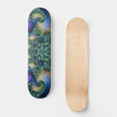 Colorful Architecture Spirals Fractal Abstract Persoonlijk Skateboard (Voorkant)