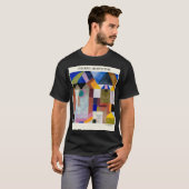 COLORFUL ARCHITECTUUR VAN PAUL KLEE, Abstracte vin T-shirt (Voorkant volledig)