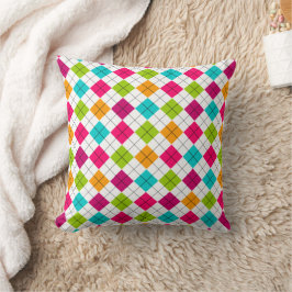 Colorful Argyle Pattern Jumbo Pillow Kussen