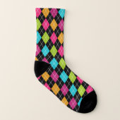 Colorful Argyle Pattern-socket Sokken (Rechts - buiten)