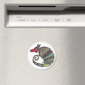 Colorful Armadillo Magnet (Insitu (Vaatwasser))