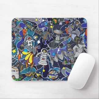 Colorful Art Characters Mouse Pad Creative Design Muismat