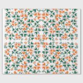 Colorful Art Deco Irish Shamrock Cadeaupapier (Vlak)