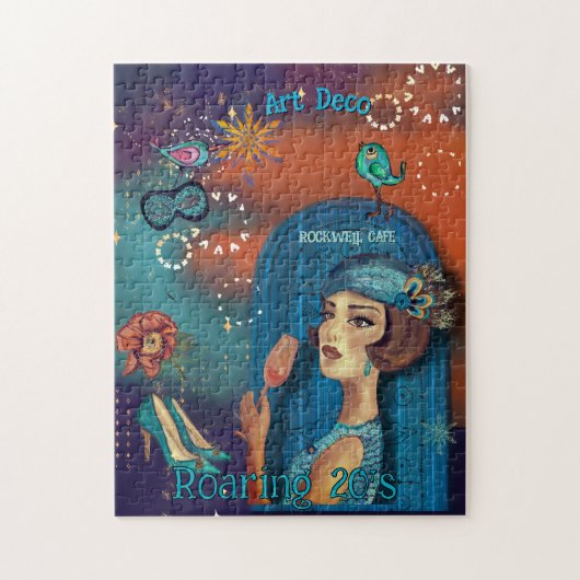 Colorful Art Deco Legpuzzel (Verticaal)