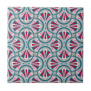 Colorful art deco pattern. tegeltje