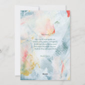 Colorful Art Kerstfeestdag Foto Wenskaart Feestdagenkaart (Achterkant)