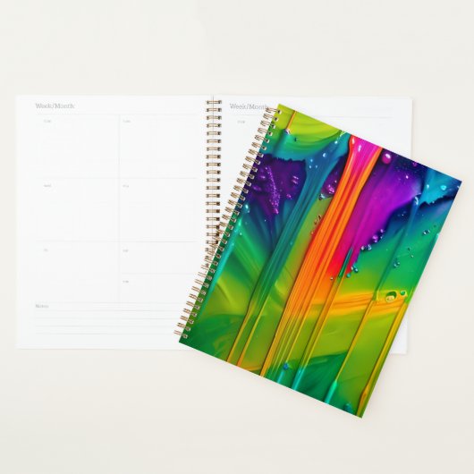 Colorful Art Lovers Undated Planner (Display)
