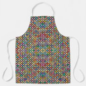 Colorful Art Nouveau Floral Schort (Voorkant)